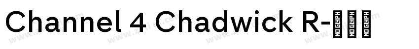 Channel 4 Chadwick R字体转换